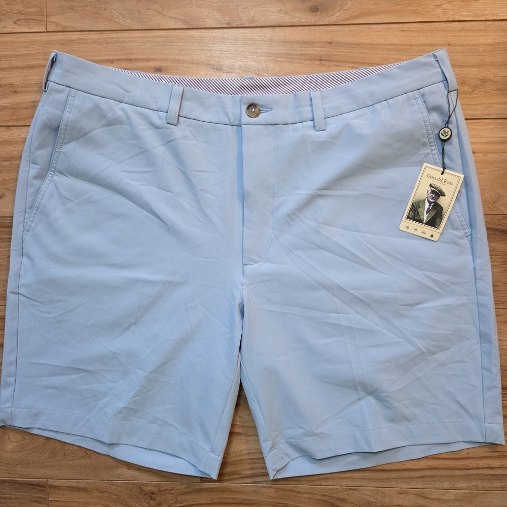 Donald Ross Walker Shorts Sky Blue Size 40 NWT